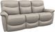 La-Z-Boy® James Muslin Power Reclining Sofa with Headrest and Lumbar-0