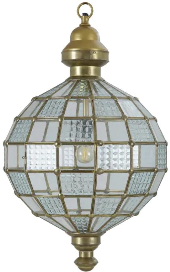 Bramble Celestia Clear/Gold Chandelier-0