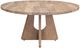 International Furniture Direct Natural Parota Brown Round Dining Table-0