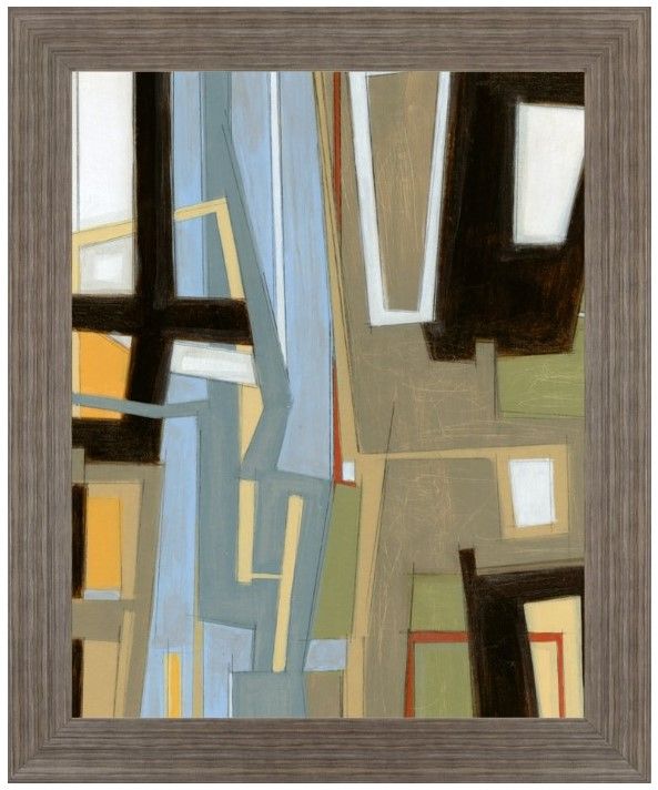 Classy Living Urban Slate Geometry Wall Art-0