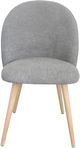 Moe's Home Collection Clarissa 2-Piece Grey Dining Chair Set-1