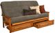 Kodiak Furniture Monterey Marmont Thunder/Butternut Queen Storage Futon with Mattress-0
