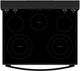 Whirlpool® 30" Black Freestanding Glass-Top Electric Range with Air Cooking Technology-1