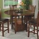 Winners Only® Zahara Brown Round Dining Table-1