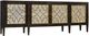 Hooker® Furniture Sanctuary Ebony/Antique Mirror Console-0