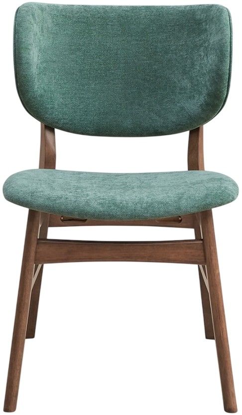 ACME Furniture Bevis 2-Piece Green/Walnut Side Chair Set-3