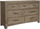 Vaughan-Bassett Cottage Too Saddle Grey Queen Bedroom Collection-1
