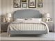 Fashion Bed Group Theo Grey Queen Upholstered Bed-0