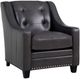 Smith Brothers Customizable 203 Leather Accent Chair-0