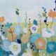 StyleCraft Forefront Flowers Blue/Light Green/Light Orange/White Wall Art-1