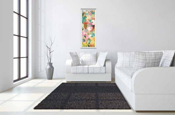 Classy Art Happy Garden II by Danhui Nai Mirrored Frame Wall Art-2