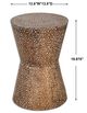 Uttermost® Cutler Copper Bronze Accent Table-2