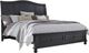 aspenhome® Oxford Black Queen Sleigh Storage Bed-0