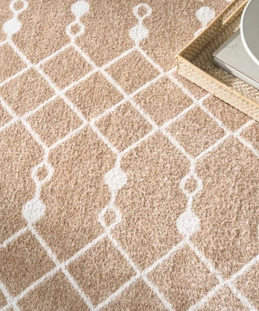 Nourison Home™ Astra Machine Washable Taupe 5'x7' Area Rug-2