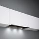Falmec Design Collection 34" Scotch Brite Stainless Steel with Black Glass Under Cabinet Range Hood-1