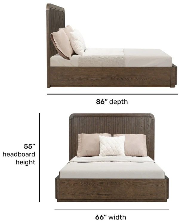 Flexsteel® Athens Chocolate Brown Queen Panel Bed-2