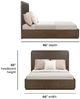 Flexsteel® Athens Chocolate Brown Queen Panel Bed-2