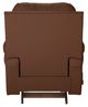 La-Z-Boy® Greyson Caramel Leather Manual Rocking Recliner-3