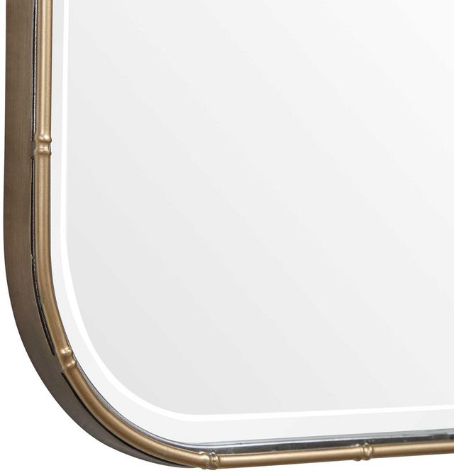 Uttermost® Malay Antiqued Gold Leaf Vanity Mirror-4