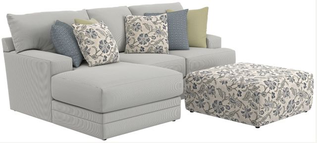 Jackson Furniture Stockbridge 3-Piece Slate Left-Arm Facing Sectional with Ottoman-0