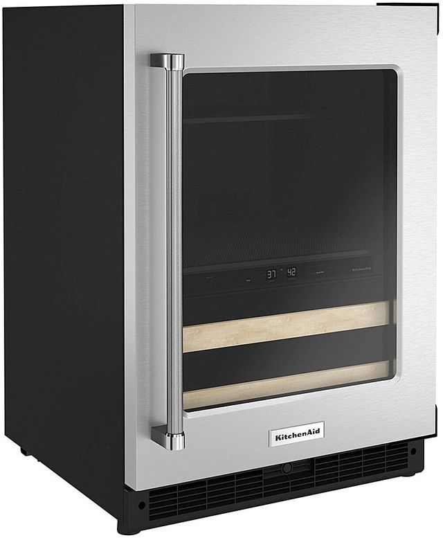 KitchenAid® 4.9 Cu. Ft. Stainless Steel Wine Cooler-2
