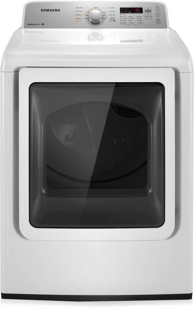 Samsung 7.2 Cu. Ft. White Electric Dryer-0