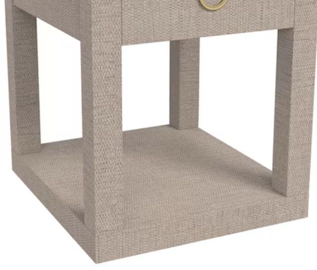 Bassett® Furniture Ventura Sand Grey Chairside Table-2