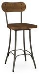 Amisco Customizable Bean Swivel Counter Stool-0