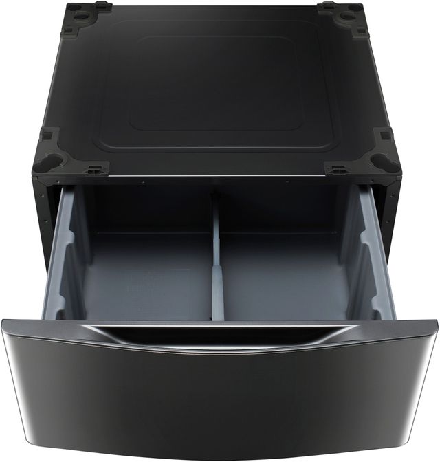 LG 27" Black Stainless Steel Laundry Pedestal-1