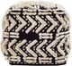 TOV Furniture by TOV Decor Black Mariel Cotton Pouf-1