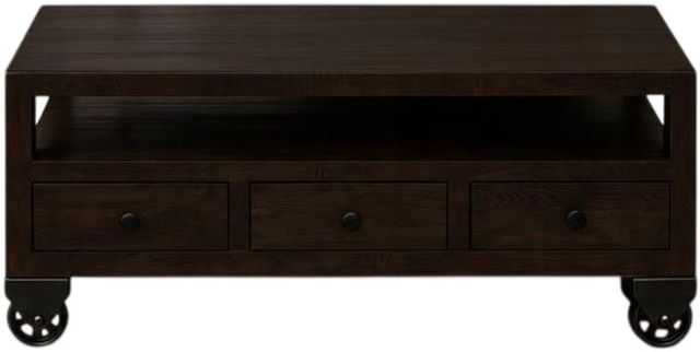 International Furniture Direct Oslo Black Cocktail Table-3