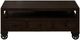 International Furniture Direct Oslo Black Cocktail Table-3