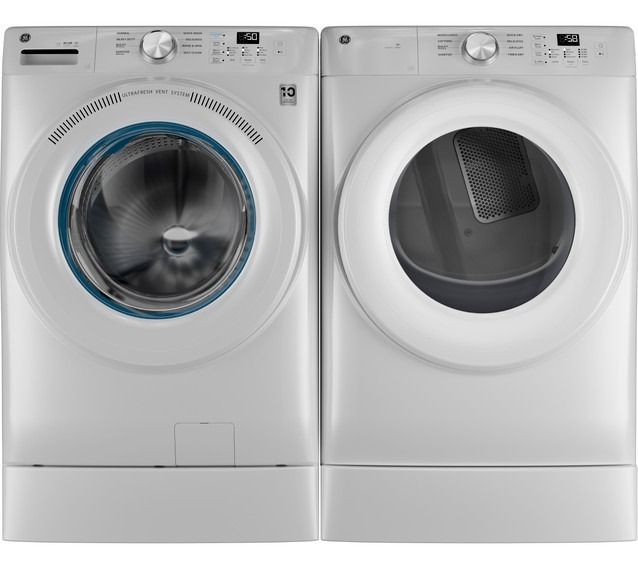 GE® SmartHQ™ 7.8 Cu. Ft. White Electric Dryer-7