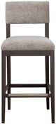 Fairfield® Customizable Entree Dining Silas Upholstered Bar Stool with Tobacco Legs-1