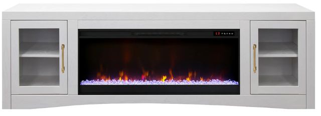 Legends Home Heritage White 65" Fireplace TV Stand-0