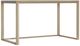 Hooker® Furniture Susan G. Komen Glass Top Blossoming Hope Writing Desk with Gold Base-0