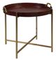 Furniture Classics Murphy Brown Tray Table with Gold Base-0