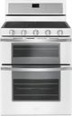 Whirlpool® 30" White Ice Double Oven Freestanding Gas Range-0