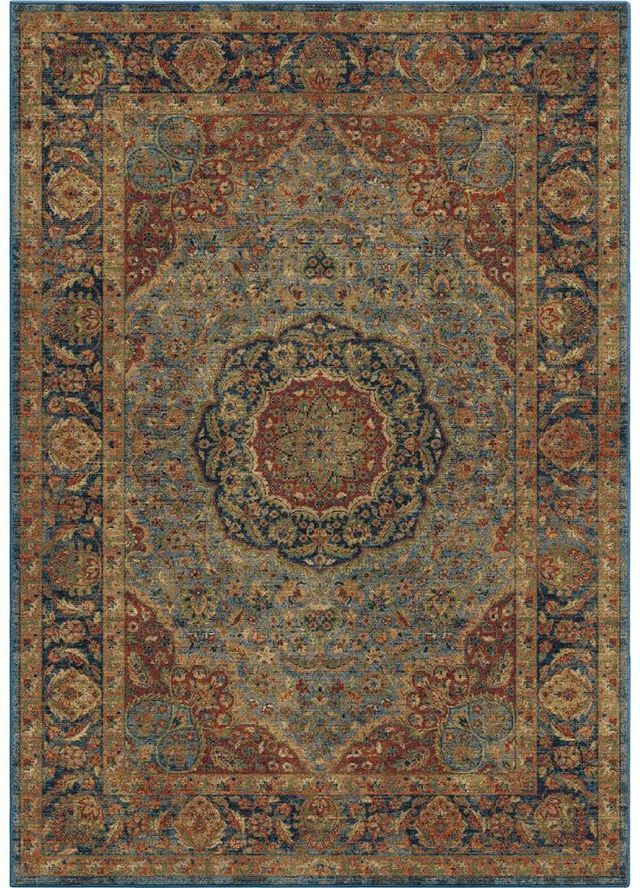 Orian Bohemian Rochester Navy 5'3" X 7'6" Rug-0