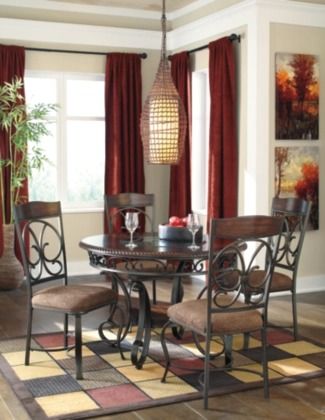 Signature Design by Ashley® Glambrey 5-Piece Brown Dining Set-3