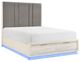 Homelegance® Noctis Beige/Gray California King Platform Bed with Footboard Storage-2