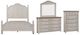Liberty Furniture Farmhouse Reimagined 4-Piece Antique White/Chestnut King Poster Bedroom Set-0