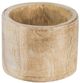 A & B Home Beige Wood Pot-0