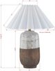 Forty West Sonoma Brown/White Table Lamp-1