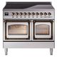 Ilve® Nostalgie II Noblesse 40'' Stainless Steel Pro Style Induction Range with Burnished Trim-0