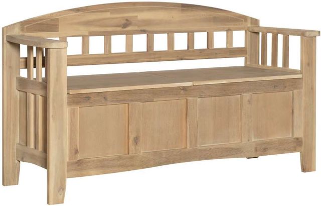 Linon Aria Natural Storage Bench-0