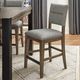 Parker House® Cedar Fork 5-Piece Gray/Smoked Arabica Counter Dining Table Set-3