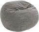 CordaRoy's® Original Gray Corduroy Queen Bean Bag Chair-0