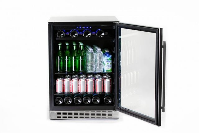 Azure 2 Series 24" 5.6 Cu. Ft. Stainless Steel Beverage Center-3