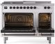 Ilve® Nostalgie II Series 48" White Pro Style Dual Fuel Range-1
